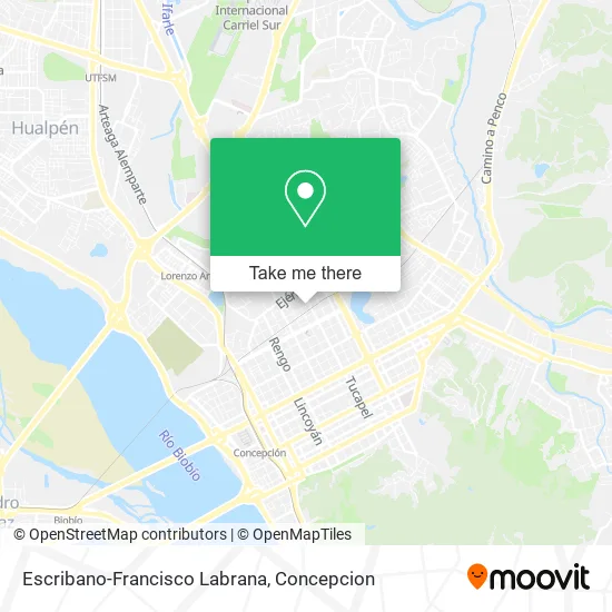 Mapa de Escribano-Francisco Labrana