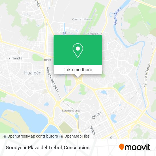 Mapa de Goodyear Plaza del Trebol