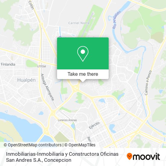 Inmobiliarias-Inmobiliaria y Constructora Oficinas San Andres S.A. map