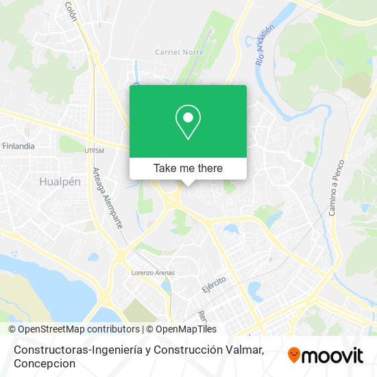 Constructoras-Ingeniería y Construcción Valmar map
