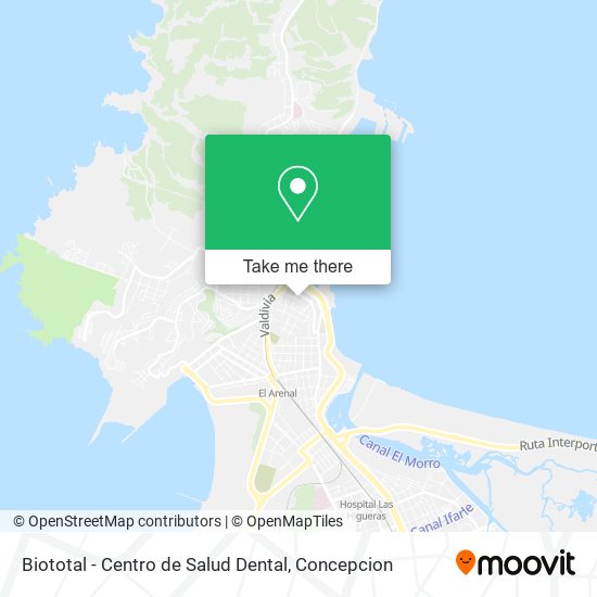 Mapa de Biototal - Centro de Salud Dental