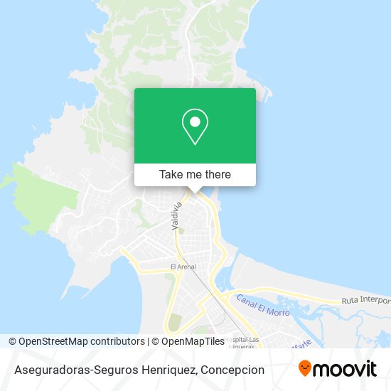 Aseguradoras-Seguros Henriquez map