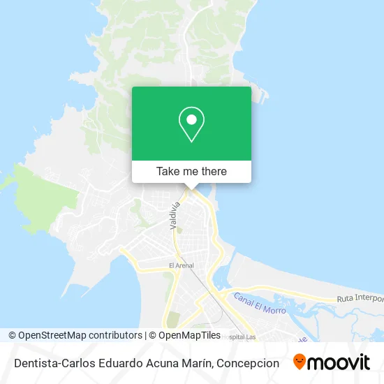 Mapa de Dentista-Carlos Eduardo Acuna Marín