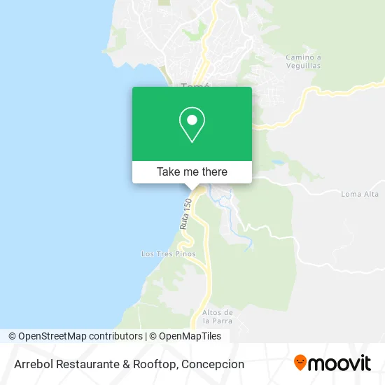 Mapa de Arrebol Restaurante & Rooftop