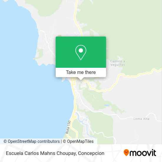 Escuela Carlos Mahns Choupay map