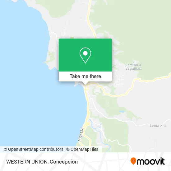 Mapa de WESTERN UNION