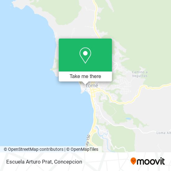 Mapa de Escuela Arturo Prat