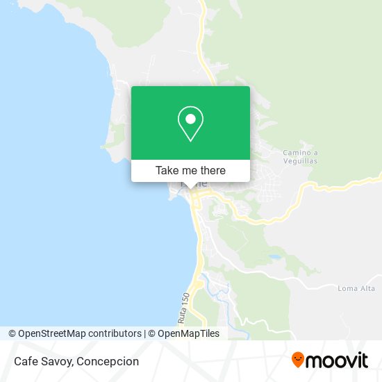 Mapa de Cafe Savoy