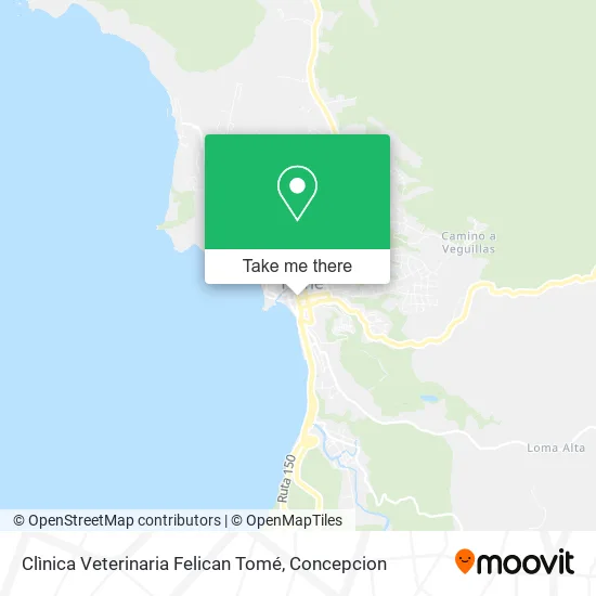 Mapa de Clìnica Veterinaria Felican Tomé