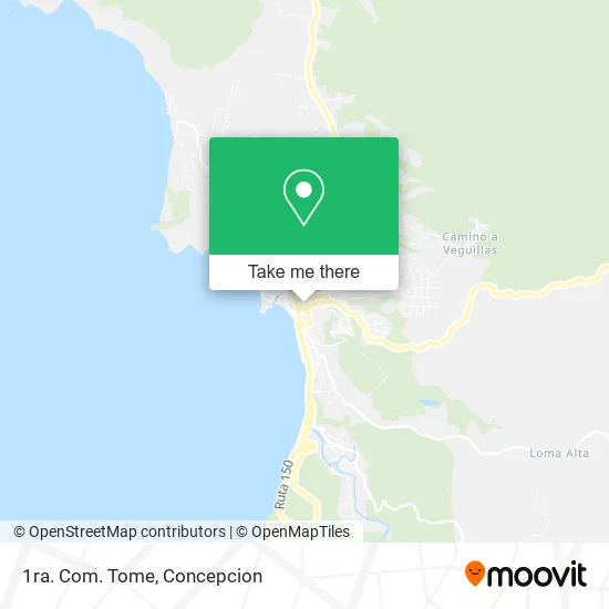 Mapa de 1ra. Com. Tome