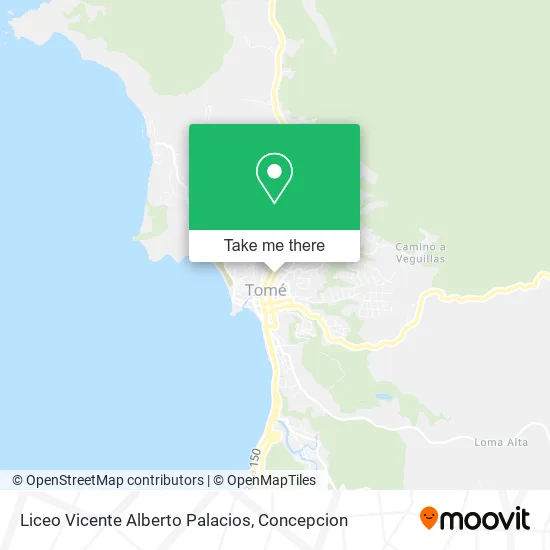 Mapa de Liceo Vicente Alberto Palacios