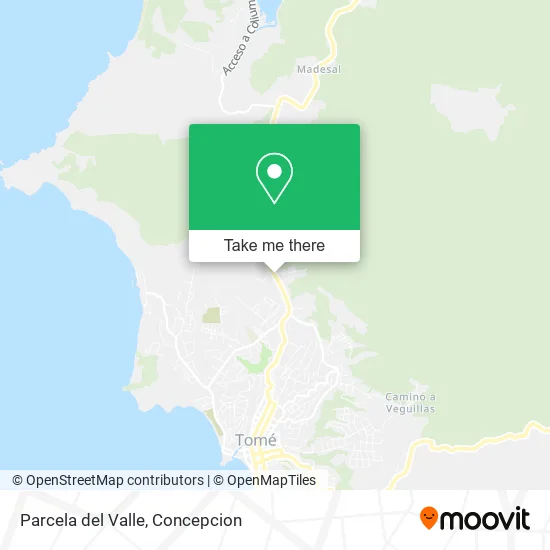 Parcela del Valle map