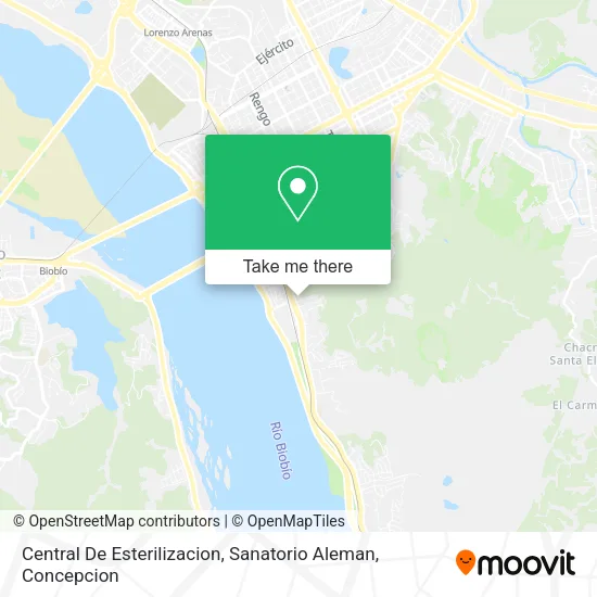 Mapa de Central De Esterilizacion, Sanatorio Aleman