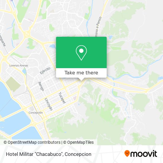 Hotel Militar "Chacabuco" map