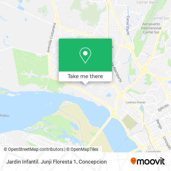 Mapa de Jardin Infantil. Junji Floresta 1