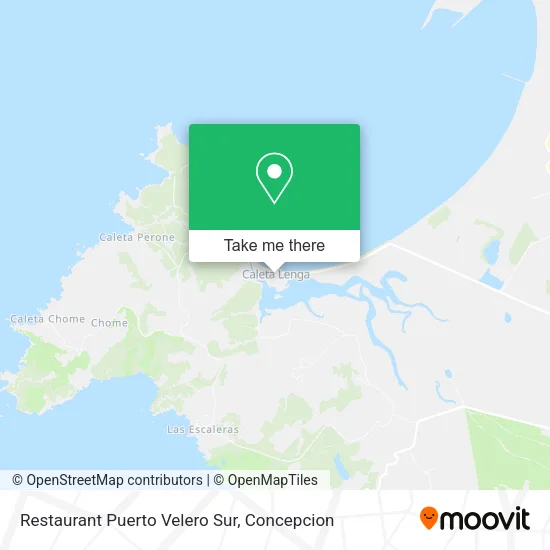 Restaurant Puerto Velero Sur map