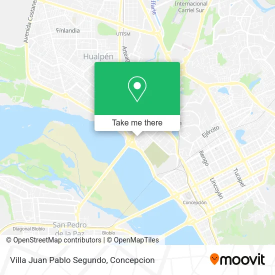 Mapa de Villa Juan Pablo Segundo