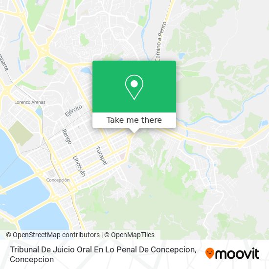 Tribunal De Juicio Oral En Lo Penal De Concepcion map