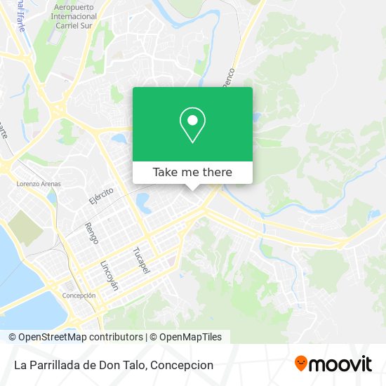 La Parrillada de Don Talo map