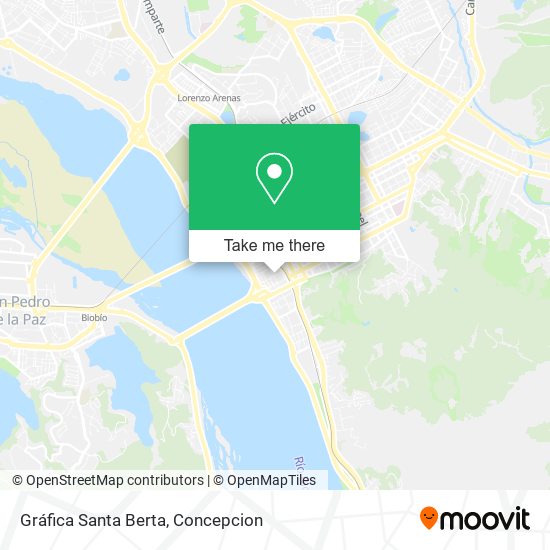 Gráfica Santa Berta map