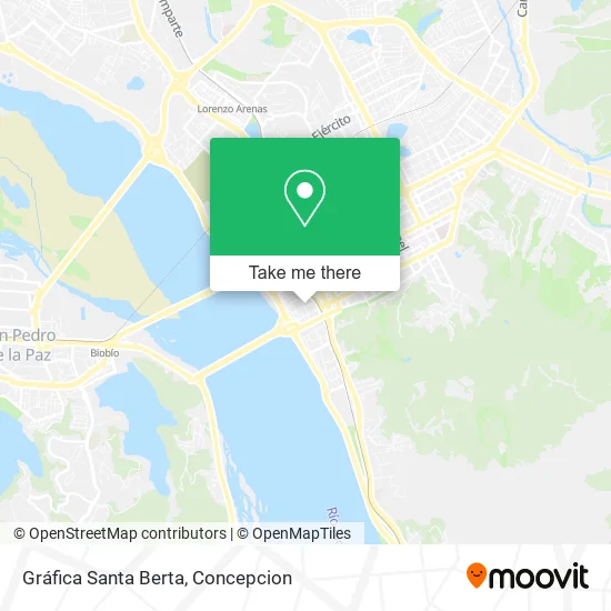 Mapa de Gráfica Santa Berta