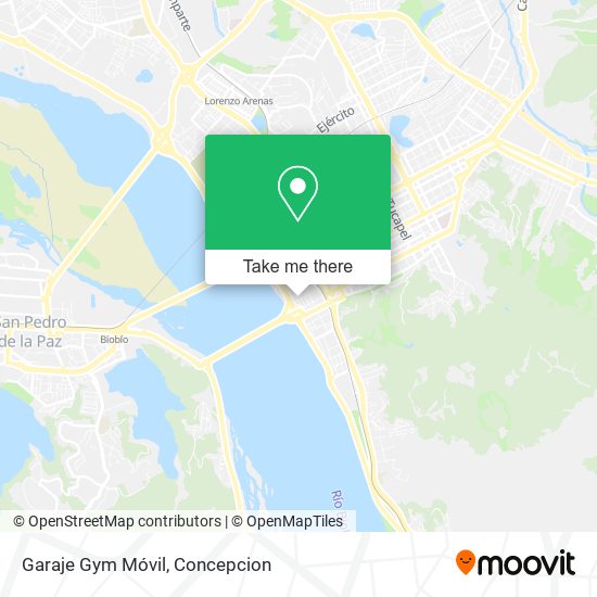 Garaje Gym Móvil map