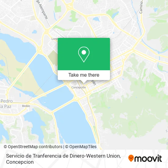 Servicio de Tranferencia de Dinero-Western Union map