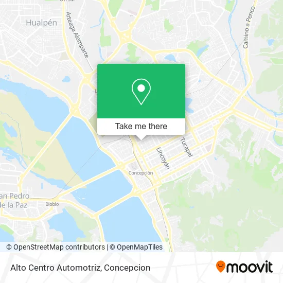 Mapa de Alto Centro Automotriz