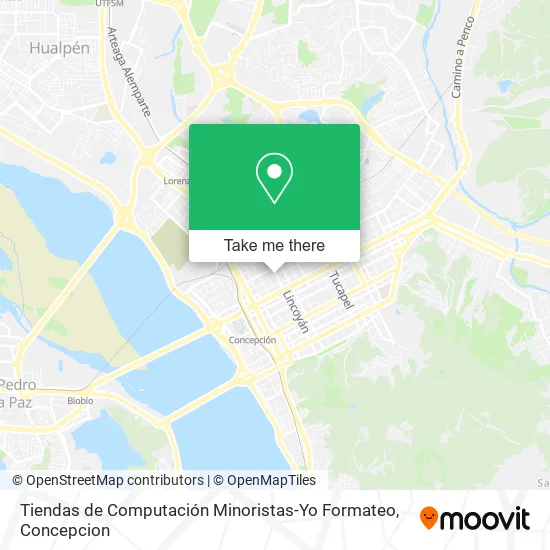 Tiendas de Computación Minoristas-Yo Formateo map