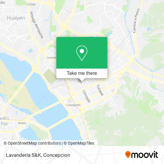 Mapa de Lavandería S&K