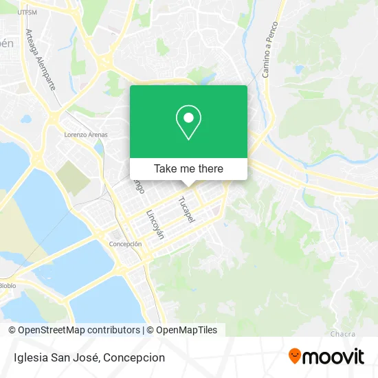 Mapa de Iglesia San José