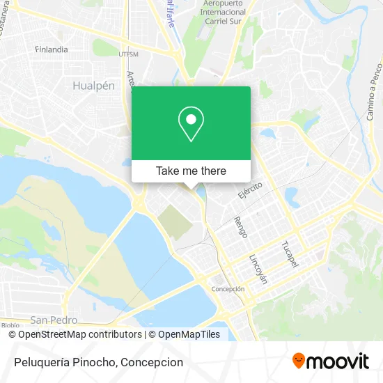 Mapa de Peluquería Pinocho