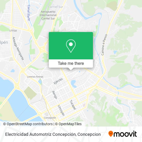 Electricidad Automotriz Concepción map
