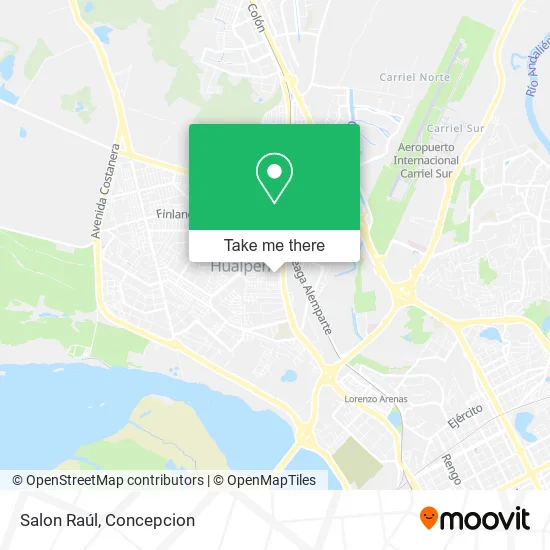 Mapa de Salon Raúl
