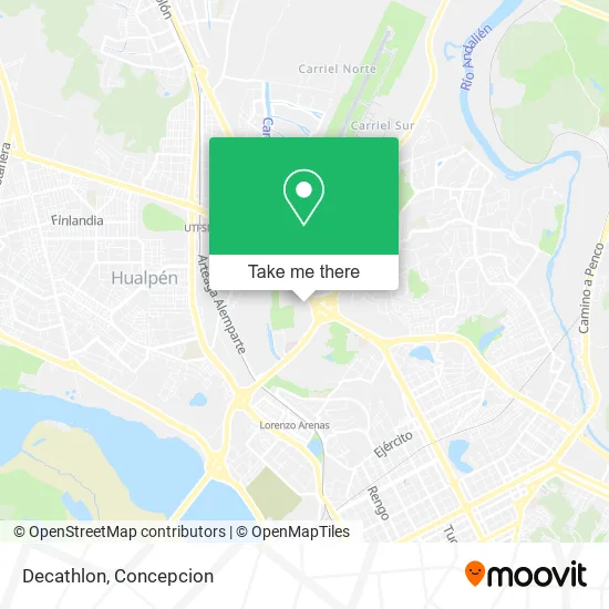 Mapa de Decathlon