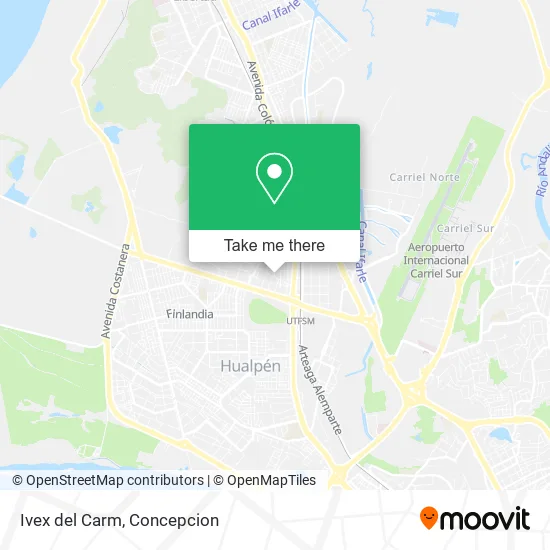 Ivex del Carm map