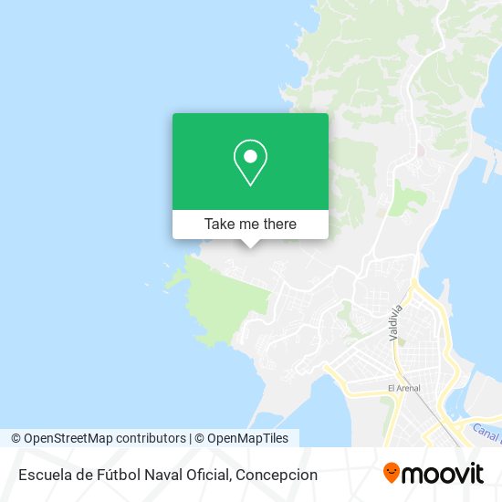Escuela de Fútbol Naval Oficial map