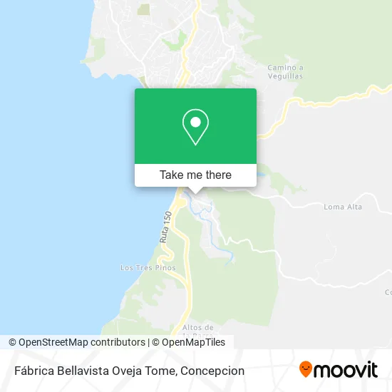 Fábrica Bellavista Oveja Tome map