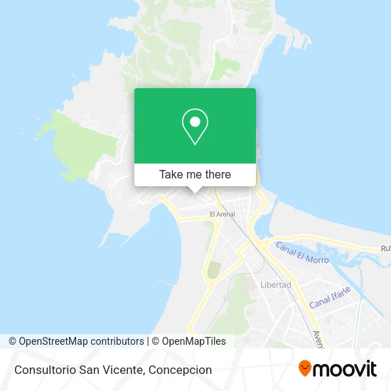 Consultorio San Vicente map