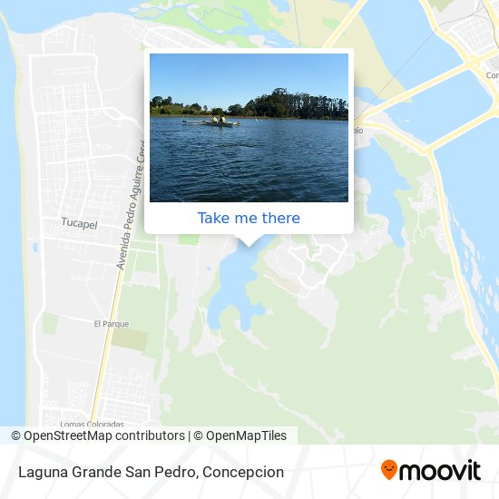 Mapa de Laguna Grande San Pedro