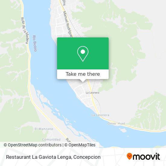 Restaurant La Gaviota Lenga map