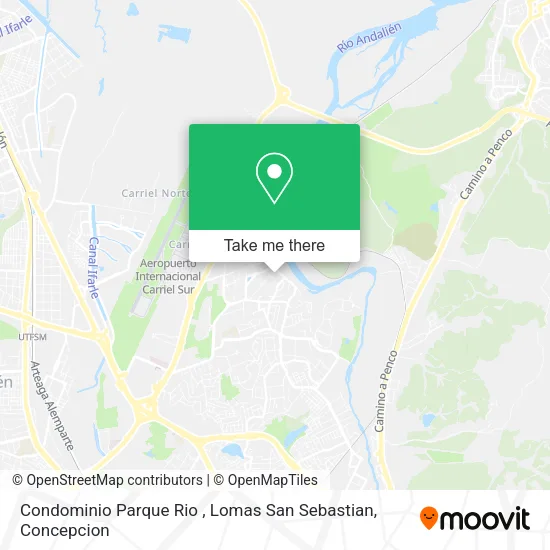 Mapa de Condominio Parque Rio , Lomas San Sebastian
