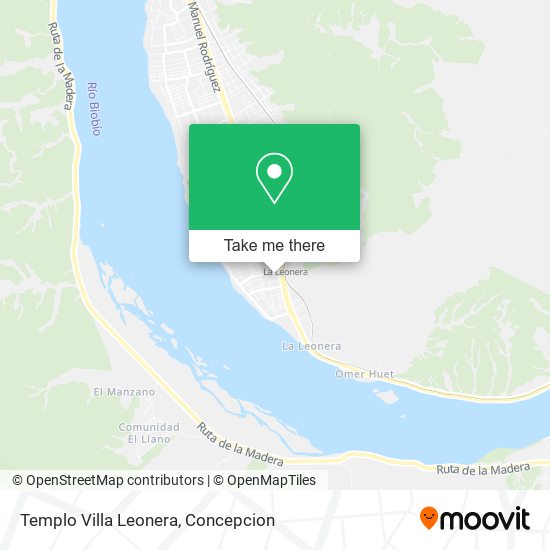 Templo Villa Leonera map