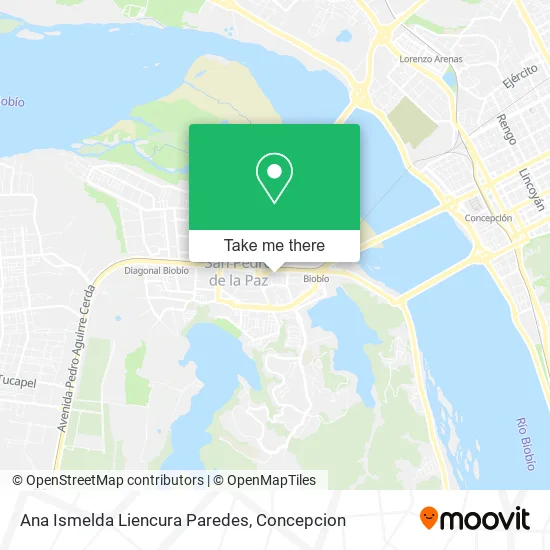 Mapa de Ana Ismelda Liencura Paredes