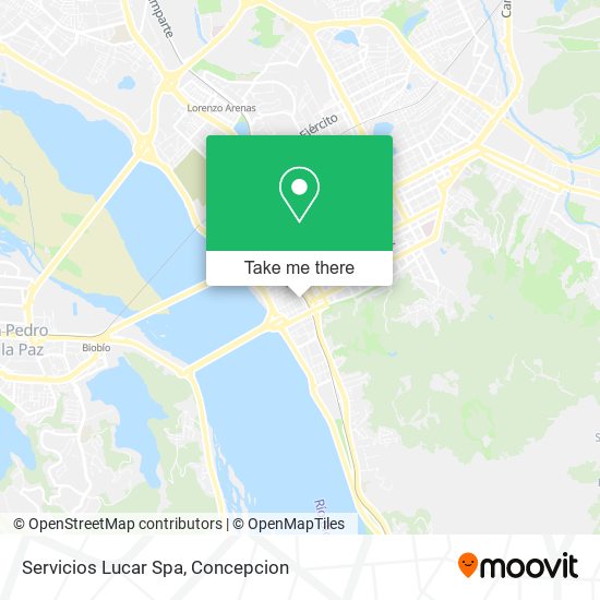 Servicios Lucar Spa map