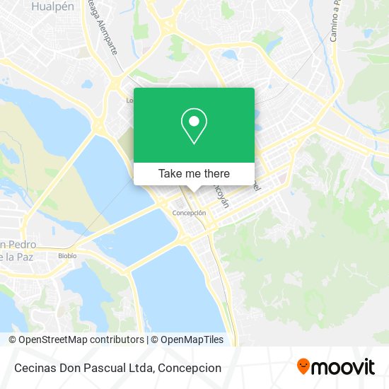 Cecinas Don Pascual Ltda map