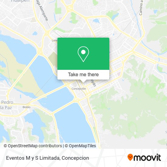 Eventos M y S Limitada map