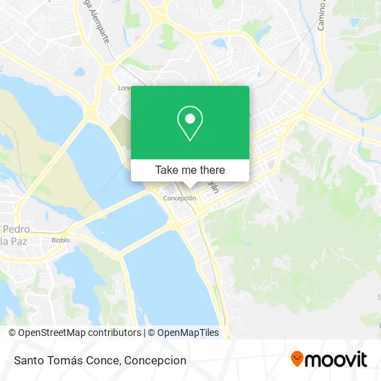 Mapa de Santo Tomás Conce