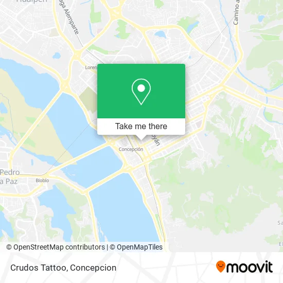 Crudos Tattoo map