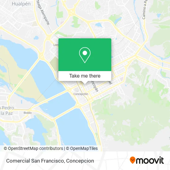 Comercial San Francisco map